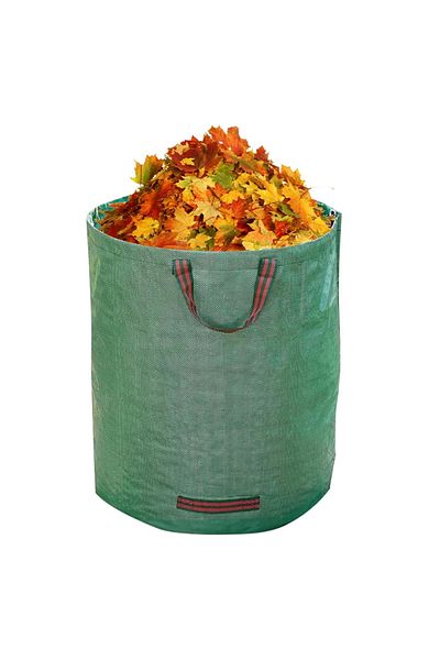 Velixo Garden Basket 270l, Foldable, Waterproof, With Handles, For Leaves, Grass, 76x67 Cm, Reusable