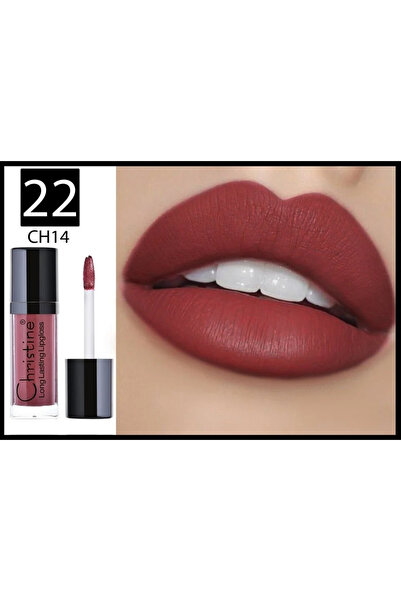 Christine روج لمسه سائل CH014رقم 22 من كرستين