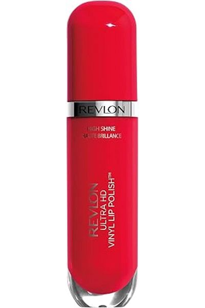 Revlon Ultra HD Vinyl Lip Polish, She's On Fire, Bright Red