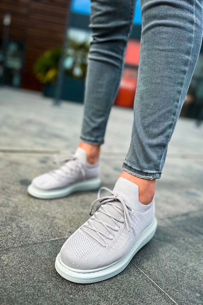 Chekich Men's Tricot Shoes Ch307 - Gray