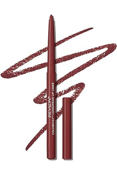 Revlon Lip Liner, Colorstay Face Makeup with Built-in-Sharpener, Longwear Rich Lip 640 Raisin