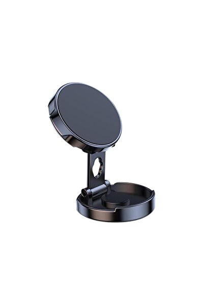 schitec Katlanabilir Manyetik Araç İçi Telefon Tutucu Siyah H500