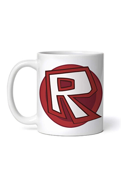 OEM Cană albă personalizată, logo Roblox, INOVATIX®. 330 ml