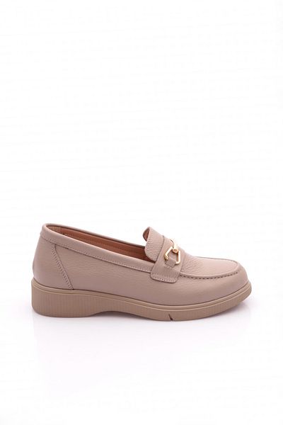 DGN Loafer Shoes - Beige - Flat