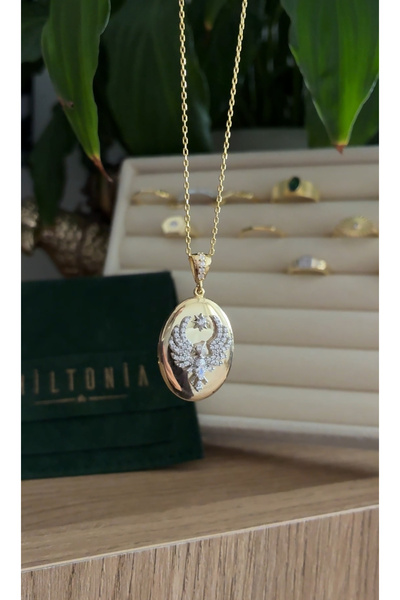 Miltonia 925s Gümüş Alya Anka Kuşu Kolyesi Uzak Şehir Kolyesi