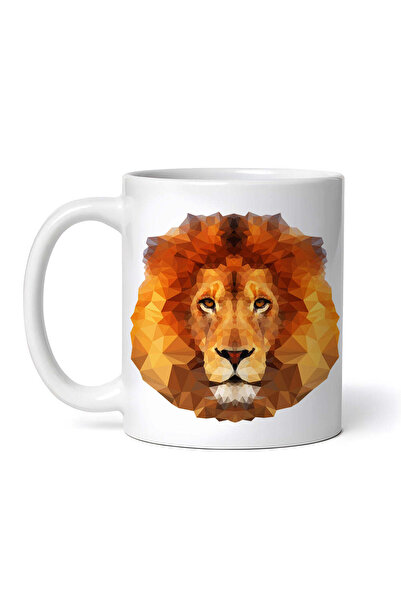 OEM Cană albă personalizată, cu model Low Poly, Inovatix®. 330 ml