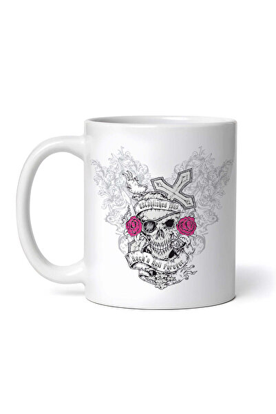 OEM Cană albă personalizată, Rock and roll forever, INOVATIX®. 330 ml