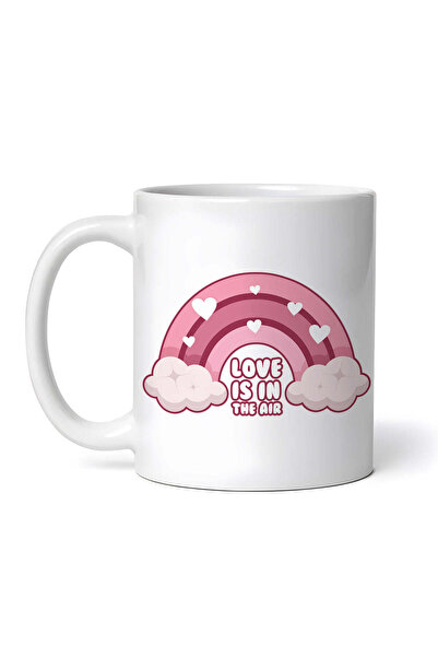 OEM Εξατομικευμένη Λευκή Κούπα, Love Is In The Air, Inovatix®. 330 ml