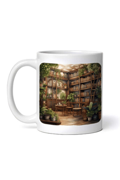 OEM Cană albă personalizată, Amber Reading Space, Inovatix®. 330 ml