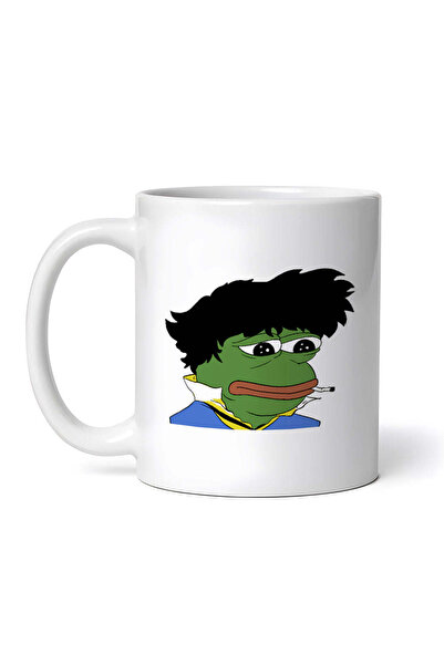 OEM Εξατομικευμένη Λευκή Κούπα, Spike Spiegel Pepe The Frog Meme, Inovatix®. ...