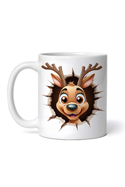 OEM Cană albă personalizată, Ren Inocent, INOVATIX®. 330ml