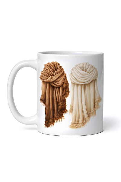 OEM Cană albă personalizată, șaluri tip pelerină, Inovatix®. 330 ml