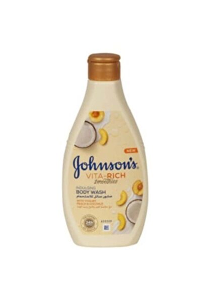 Johnson Vita-Rich Shower Liquid Soap with Milk, Peach and Coconut Extract - 250 ml