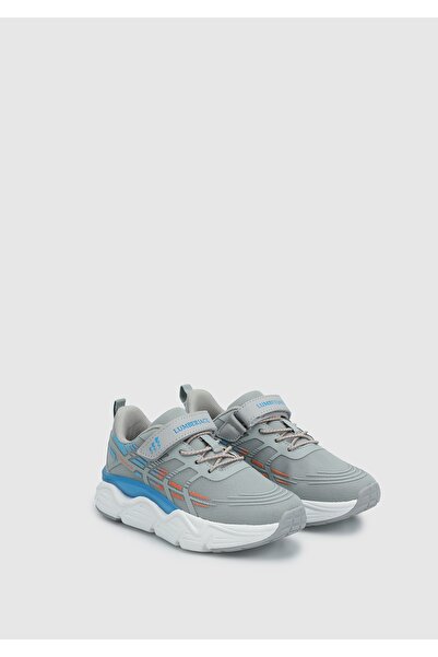 lumberjack Karlsen Gri Deri Erkek Çocuk Sneaker