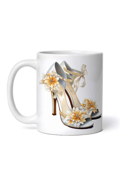 OEM Cană albă personalizată, Sandale de mireasă, Inovatix®. 330 ml