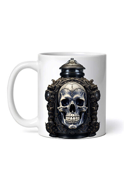 OEM Cană albă personalizată, sticlă vintage pentru borcan de poțiuni, Inovatix®. 330 ml