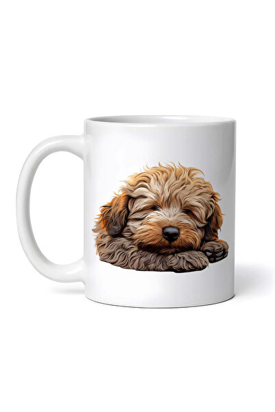 OEM Cană albă personalizată, Puli, INOVATIX®. 330ml