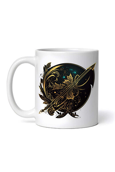 OEM Cană albă personalizată, zodia Săgetător, INOVATIX®. 330ml