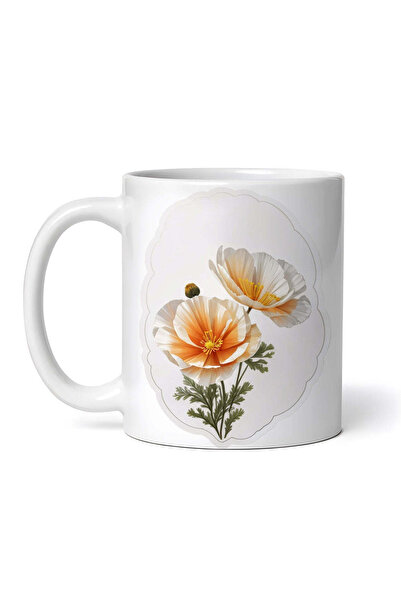 OEM Cană albă personalizată, medalion Mac Californian, INOVATIX®. 330 ml