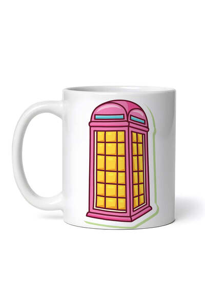 INOVATIX Personalized White Mug, London Telephone, Inovatix®. 330ml