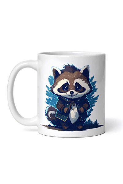 OEM Cană albă personalizată, Raton adorabil, INOVATIX®. 330ml