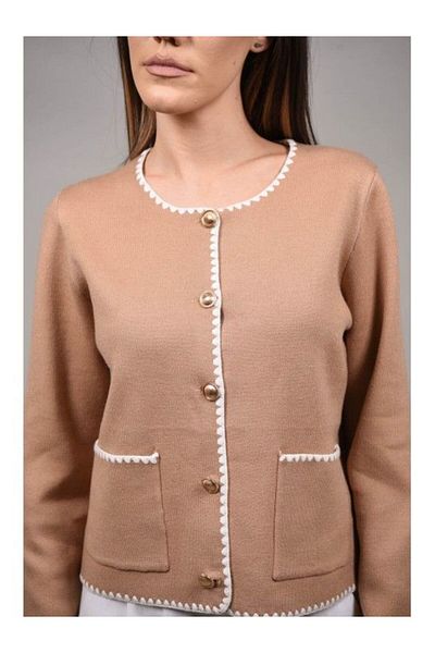 Y TWO WOMEN Cardigan - Brown