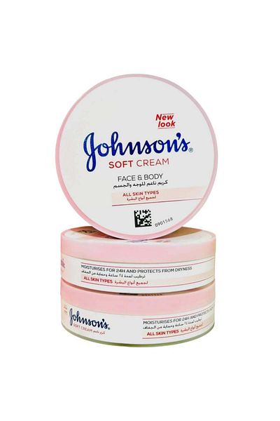 Johnson Soft Cream for Face and Body Moisturization for All Skin Types by Johnson - 300ml