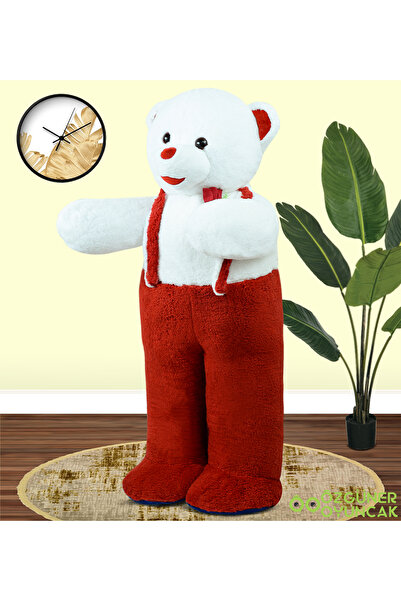 Özgüner Oyuncak Ayakta Duran Tulumlu Panda Peluş Hayvan 120 cm