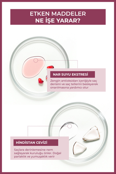 ENZYM COSMETICS Doğal Saç Bakım Detoksu Onarıcı Nar Suyu Ve Hindistan Cevizi Tonik 200 ml