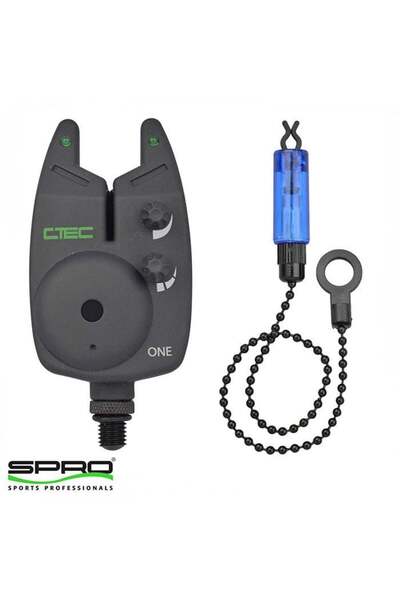 Spro Sazan Alarmı ve Misina Gergi Aparatı – 2 LED Ayarlı Sesli Olta Alarm Cihazı