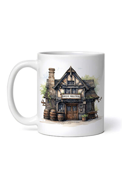 INOVATIX Personalized White Mug, Taverna Breeve Walltiom, Inovatix®. 330ml