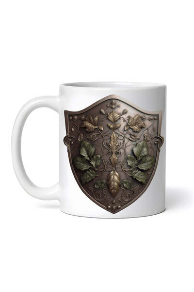 OEM Εξατομικευμένη Λευκή Κούπα, Ασπίδα με Οικόσημο, Inovatix®. 330ml