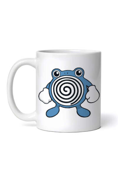 OEM Cană albă personalizată, Pokemon Poliwhirl, INOVATIX®. 330 ml