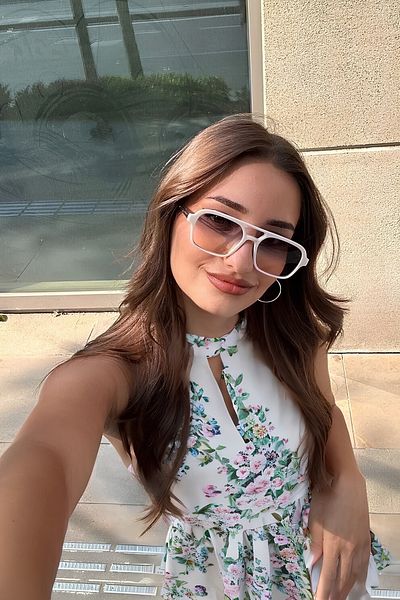 MACERATİ Ice Cup Cream Breeze Sunglasses