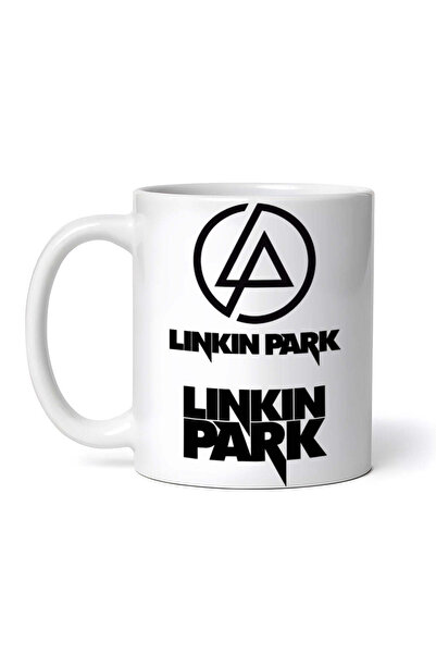 OEM Cană albă personalizată, logo Linkin Park, INOVATIX®. 330 ml