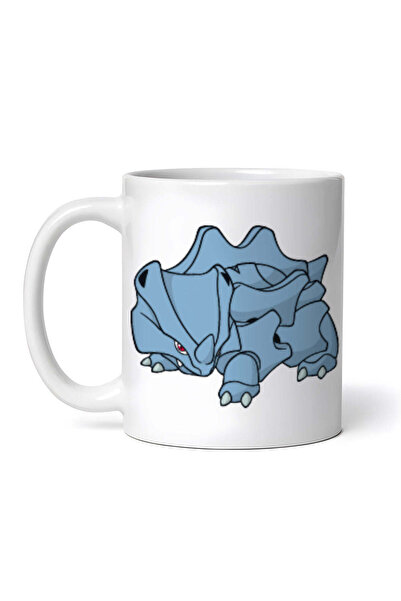 OEM Cană albă personalizată, Pokemon Rhyhorn, INOVATIX®. 330 ml