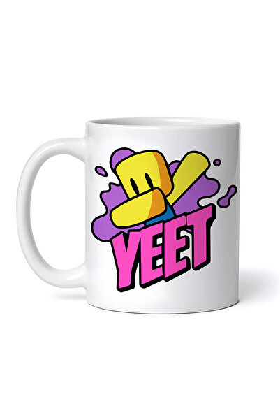 OEM Cană albă personalizată, Roblox Yeet, INOVATIX®. 330 ml