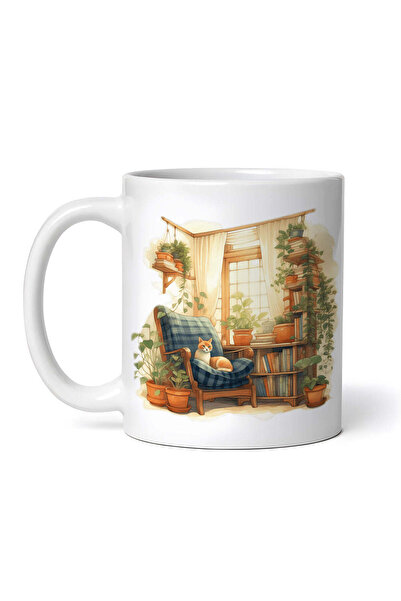 OEM Cană albă personalizată, Arden Reading Space, Inovatix®. 330 ml