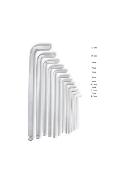 CETA FORM 1.5 - 12 Mm Long Head Allen Set 12 Pieces Lt12/900