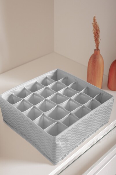 Serstil 25 Compartment Drawer Cabinet Socks / Underwear Foldable Organizer Organizer Box 28X28X12 cm