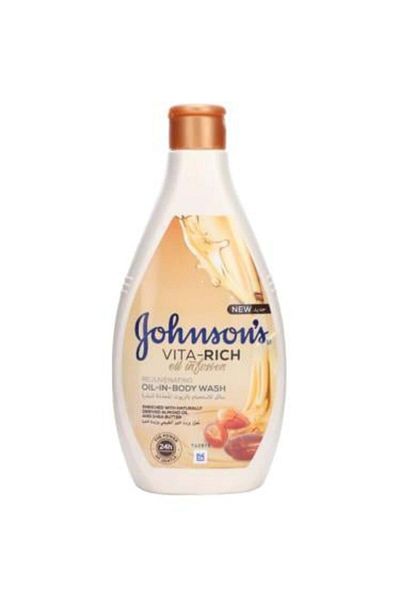 Johnson Johnson Vita Rich Liquid Shower Soap with Almond Oil and Shea Butter 400ml
