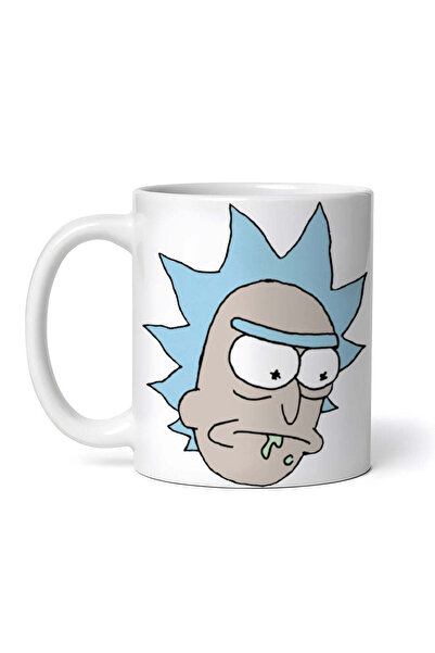 OEM Cană albă personalizată, Rick și Morty, Rick nervos, INOVATIX®. 330 ml