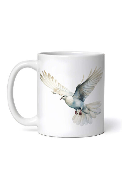 OEM Cană albă personalizată, Divine Dove, INOVATIX®. 330ml