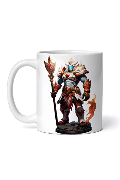 OEM Εξατομικευμένη Λευκή Κούπα, Legendary Spear Fighter, Inovatix®. 330ml