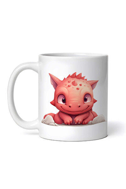 OEM Cană albă personalizată, Zippo Dinosaur Baby, INOVATIX®. 330ml