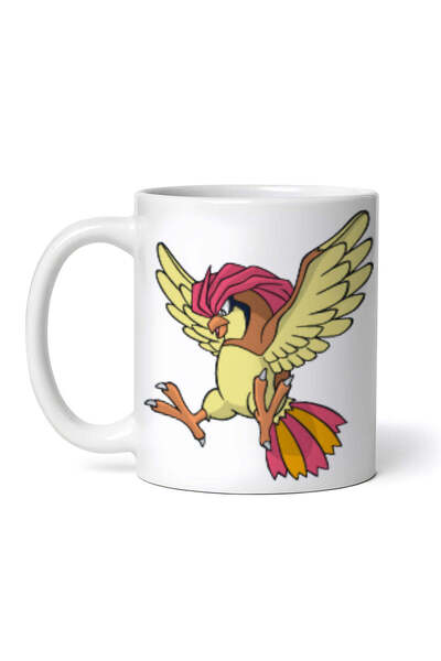 OEM Cană albă personalizată, Pokemon Pidgeotto, INOVATIX®. 330 ml