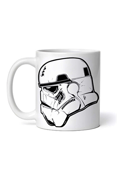 OEM Cană albă personalizată, Stormtrooper Star Wars, INOVATIX®. 330 ml
