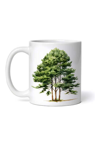 OEM Cană albă personalizată, Prietenia Copacilor, INOVATIX®. 330ml