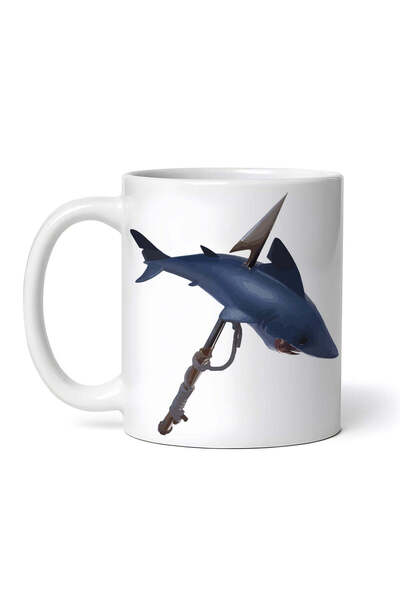 OEM Cană albă personalizată, Shark Fish Royale Fortnite Battle, INOVATIX®. 33...