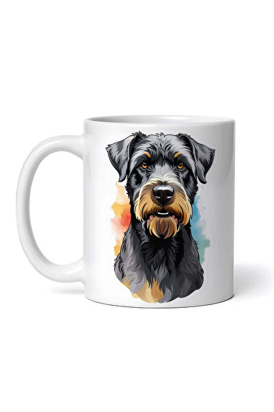 OEM Cană albă personalizată, Schnauzer uriaș, Inovatix®. 330 ml